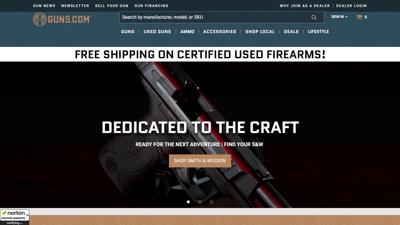 The Easiest Place to Buy Guns :: Guns.com