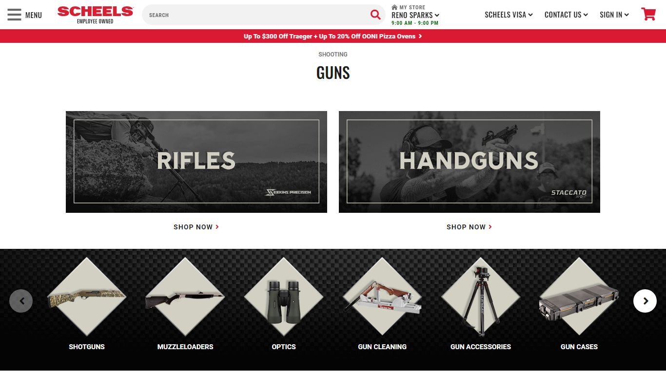 Guns & Firearms | SCHEELS.com